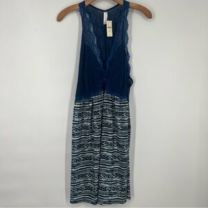 Cacique NEW Blue Lace Babydoll Slip Nightie